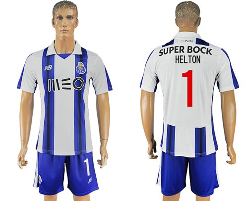 Oporto #1 Helton Home Soccer Club Jersey Oporto #1 Helton Home Soccer Club Jersey