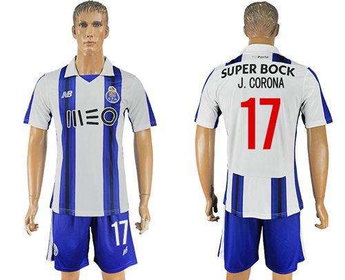 Oporto #17 J.Corona Home Soccer Club Jersey Oporto #17 J.Corona Home Soccer Club Jersey