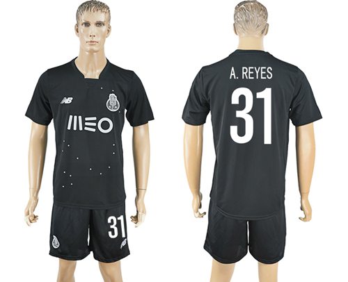 Oporto #31 A.Reyes Away Soccer Club Jersey