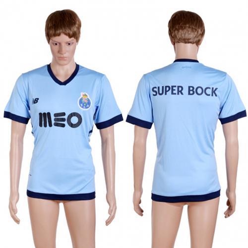 Oporto Blank Sec Away Soccer Club Jersey