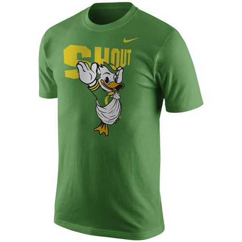 Oregon Ducks Nike Dancing Duck T-Shirt - Green Oregon Ducks Nike Dancing Duck T-Shirt - Green
