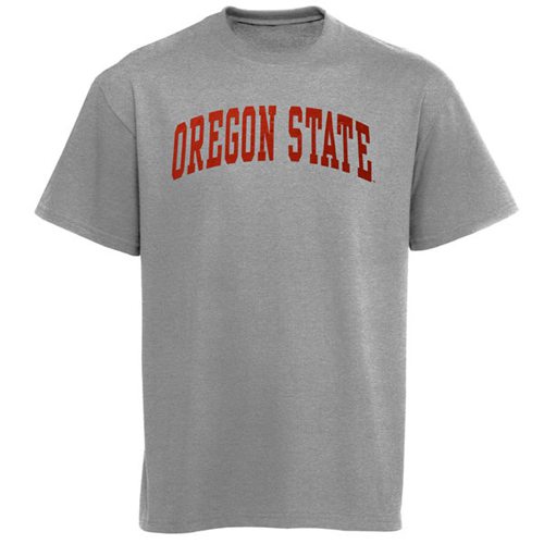 Oregon State Beavers Arch T-Shirt Gray