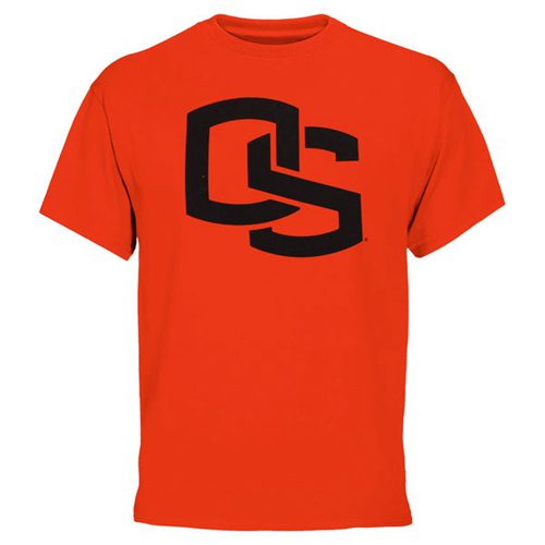 Oregon State Beavers Core Logo T-Shirt Orange