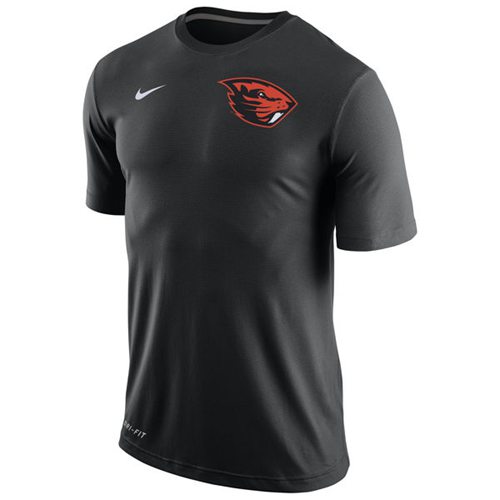 Oregon State Beavers Nike Stadium Dri-FIT Touch Top Blue