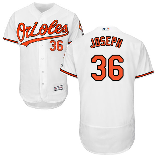 Orioles #36 Caleb Joseph White Flexbase Authentic Collection Stitched Baseball Jersey Orioles #36 Caleb Joseph White Flexbase Authentic Collection Stitched Baseball Jersey