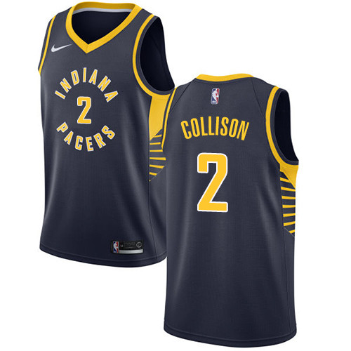 Pacers #2 Darren Collison Navy Blue Women's Basketball Swingman Icon Edition Jersey