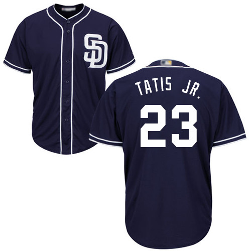 Padres #23 Fernando Tatis Jr. Navy Blue New Cool Base Stitched Baseball Jersey Padres #23 Fernando Tatis Jr. Navy Blue New Cool Base Stitched Baseball Jersey