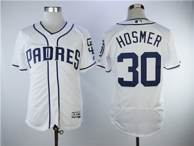 Padres 30 Eric Hosmer White Cool Base Jersey