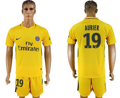 Paris Saint-Germain #19 Aurier Away Soccer Club Jersey Paris Saint-Germain #19 Aurier Away Soccer Club Jersey