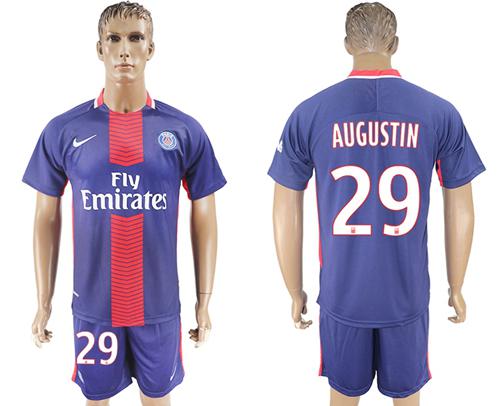 Paris Saint-Germain #29 Augustin Home Soccer Club Jersey Paris Saint-Germain #29 Augustin Home Soccer Club Jersey