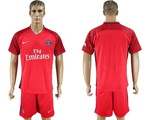 Paris Saint-Germain Blank Red Soccer Club Jersey