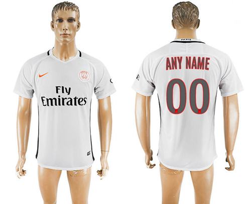 Paris Saint-Germain Personalized Sec Away Soccer Club Jersey