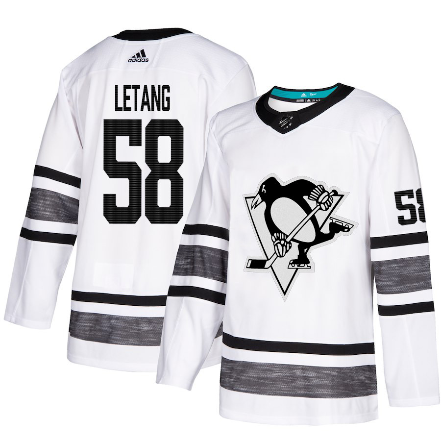 Penguins #58 Kris Letang White Authentic 2019 All-Star Stitched Hockey Jersey Penguins #58 Kris Letang White Authentic 2019 All-Star Stitched Hockey Jersey