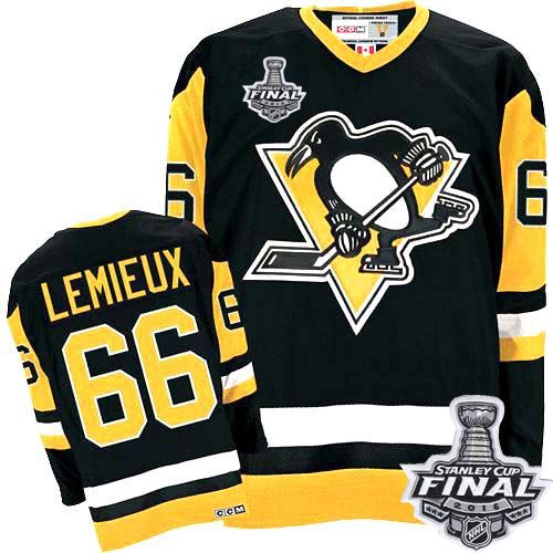 Penguins #66 Mario Lemieux Black CCM Throwback 2016 Stanley Cup Final Patch Stitched Youth NHL Jersey Penguins #66 Mario Lemieux Black CCM Throwback 2016 Stanley Cup Final Patch Stitched Youth NHL Jersey