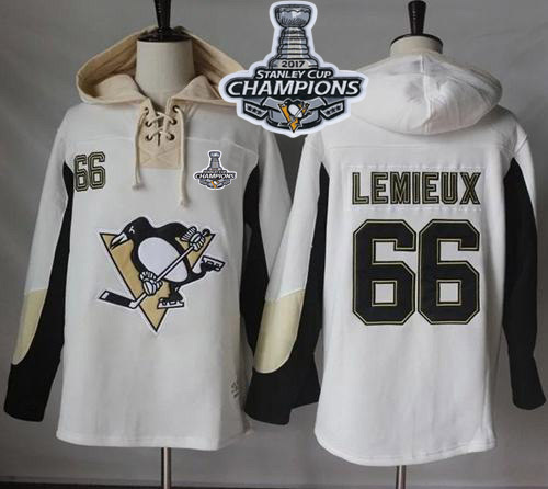 Penguins #66 Mario Lemieux White Pullover Hoodie 2017 Stanley Cup Finals Champions Stitched NHL Jersey Penguins #66 Mario Lemieux White Pullover Hoodie 2017 Stanley Cup Finals Champions Stitched NHL Jersey