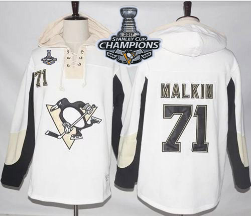 Penguins #71 Evgeni Malkin White Pullover Hoodie 2017 Stanley Cup Finals Champions Stitched NHL Jersey Penguins #71 Evgeni Malkin White Pullover Hoodie 2017 Stanley Cup Finals Champions Stitched NHL Jersey