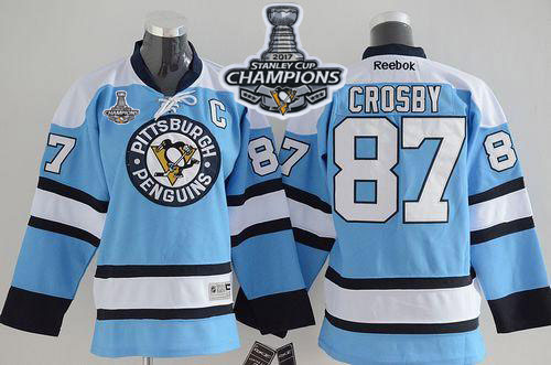 Penguins #87 Sidney Crosby Blue 2017 Stanley Cup Finals Champions Stitched Youth NHL Jersey Penguins #87 Sidney Crosby Blue 2017 Stanley Cup Finals Champions Stitched Youth NHL Jersey