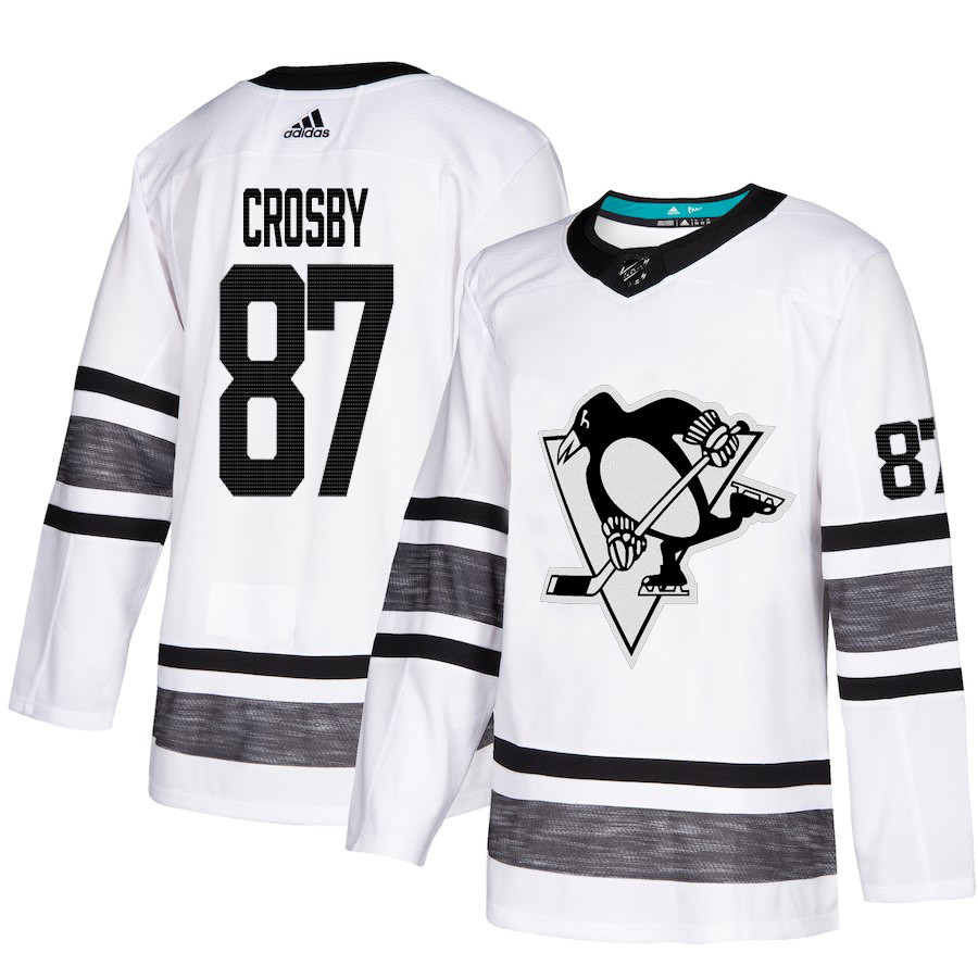 Penguins #87 Sidney Crosby White Authentic 2019 All-Star Stitched Hockey Jersey Penguins #87 Sidney Crosby White Authentic 2019 All-Star Stitched Hockey Jersey