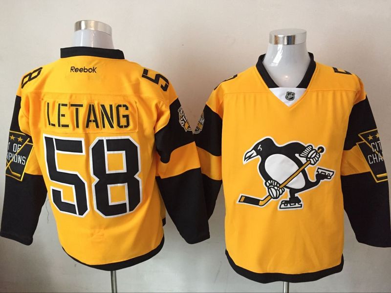Penguins 58 Kris Letang Gold 2017 Stadium Series Reebok Jersey Penguins 58 Kris Letang Gold 2017 Stadium Series Reebok Jersey