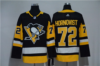 Penguins 72 Patric Hornqvist Black Adidas Jersey