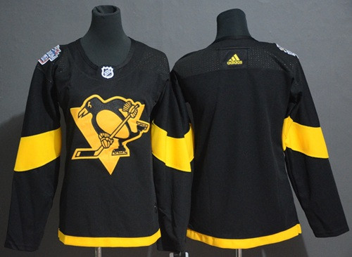 Penguins Blank Black Authentic 2019 Stadium Series Stitched Hockey Jersey