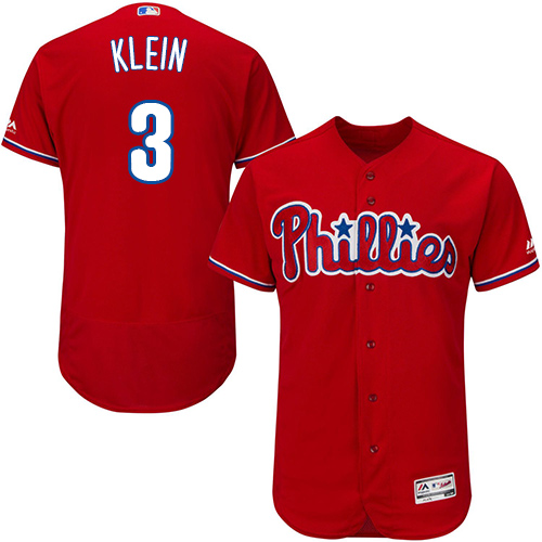 Phillies #3 Chuck Klein Red Flexbase Authentic Collection Stitched MLB Jersey Phillies #3 Chuck Klein Red Flexbase Authentic Collection Stitched MLB Jersey
