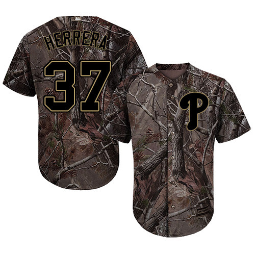 Phillies #37 Odubel Herrera Camo Realtree Collection Cool Base Stitched Baseball Jersey Phillies #37 Odubel Herrera Camo Realtree Collection Cool Base Stitched Baseball Jersey