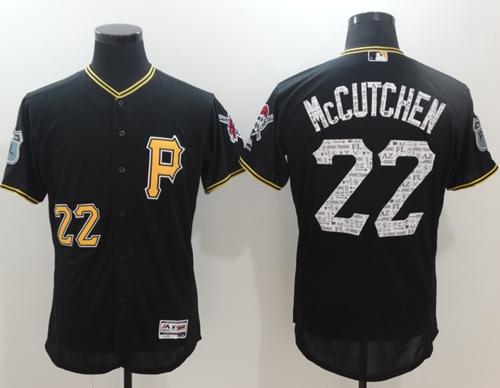 Pirates #22 Andrew McCutchen Black 2017 Spring Training Authentic FlexBase Stitched MLB Jersey