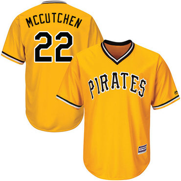 Pirates #22 Andrew McCutchen Gold Cool Base Stitched Youth MLB Jersey Pirates #22 Andrew McCutchen Gold Cool Base Stitched Youth MLB Jersey