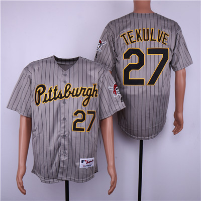 Pirates #27 Kent Tekulve Gray 1997 Turn Back The Clock Jersey
