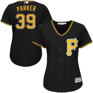 Pirates #39 Dave Parker Black Alternate Women's Stitched MLB Jersey Pirates #39 Dave Parker Black Alternate Women's Stitched MLB Jersey