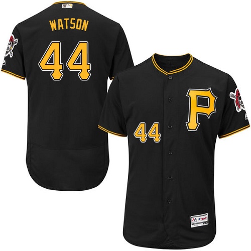 Pirates #44 Tony Watson Black Flexbase Authentic Collection Stitched MLB Jersey Pirates #44 Tony Watson Black Flexbase Authentic Collection Stitched MLB Jersey