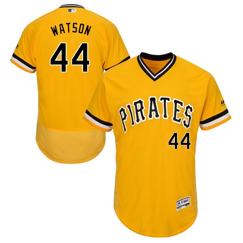 Pirates #44 Tony Watson Gold Flexbase Authentic Collection Cooperstown Stitched MLB Jersey
