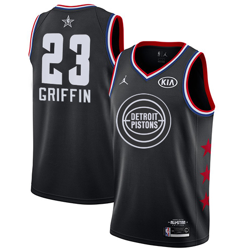 Pistons #23 Blake Griffin Black Women's Basketball Jordan Swingman 2019 All-Star Game Jersey
