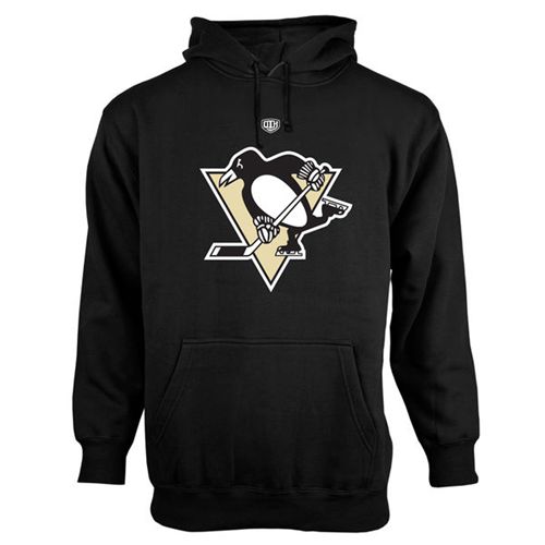 Pittsburgh Penguins Old Time Hockey Big Logo with Crest Pullover
