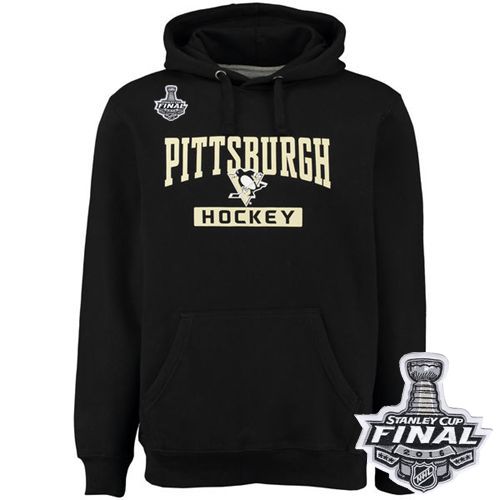 Pittsburgh Penguins Rinkside City Pride 2016 Stanley Cup Final Patch Pullover Hoodie Black