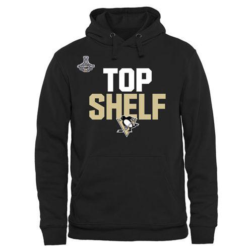 Pittsburgh Penguins Top Shelf 2016 Stanley Cup Champions Pullover Hoodie Black Pittsburgh Penguins Top Shelf 2016 Stanley Cup Champions Pullover Hoodie Black