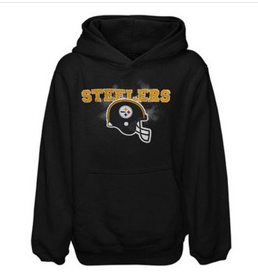 Pittsburgh Steelers Preschool Scribble Time Hoodie Black