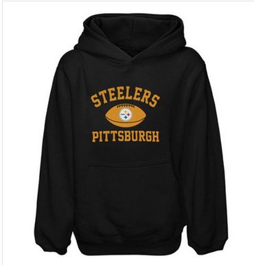 Pittsburgh Steelers Preschool Standard Issue Pullover Hoodie Black
