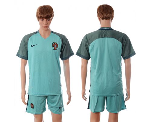 Portugal Blank Away Soccer Country Jersey Portugal Blank Away Soccer Country Jersey