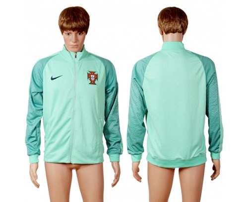 Portugal Soccer Jackets Green Portugal Soccer Jackets Green