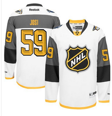 Predators #59 Roman Josi White 2016 All Star Stitched NHL Jersey