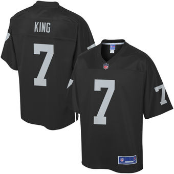 Pro Line Men's Oakland Raiders Marquette King Team Color Elite Jersey Pro Line Men's Oakland Raiders Marquette King Team Color Elite Jersey