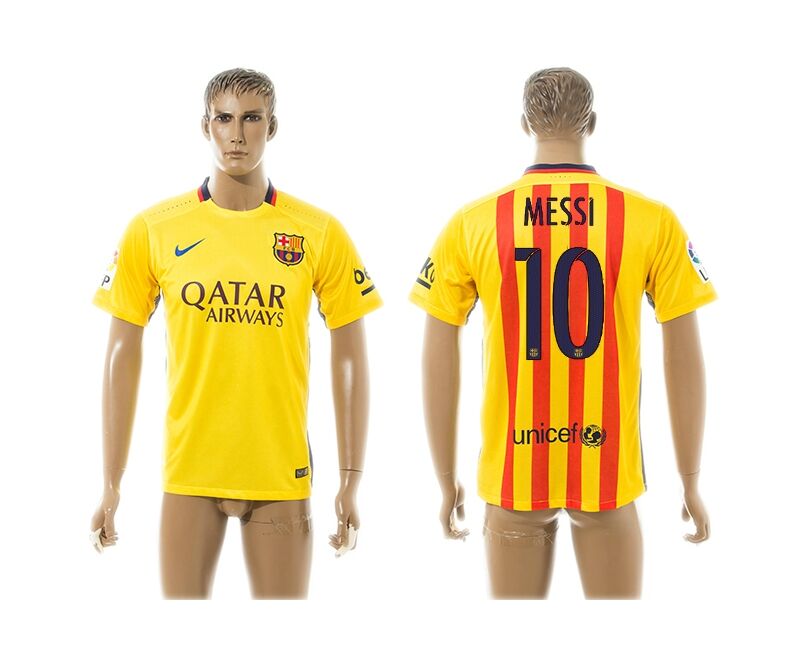 Barcelona #10 Lionel Messi 2015-16 Soccer Club Jersey