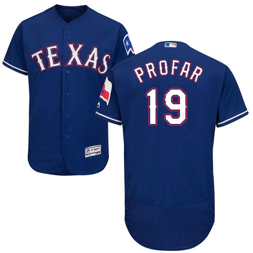Rangers #19 Jurickson Profar Blue Flexbase Authentic Collection Stitched Baseball Jersey Rangers #19 Jurickson Profar Blue Flexbase Authentic Collection Stitched Baseball Jersey