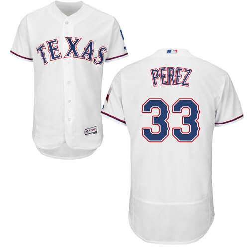 Rangers #33 Martin Perez White Flexbase Authentic Collection Stitched MLB Jersey Rangers #33 Martin Perez White Flexbase Authentic Collection Stitched MLB Jersey