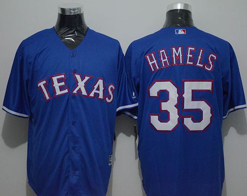 Rangers #35 Cole Hamels Blue New Cool Base Stitched MLB Jersey Rangers #35 Cole Hamels Blue New Cool Base Stitched MLB Jersey