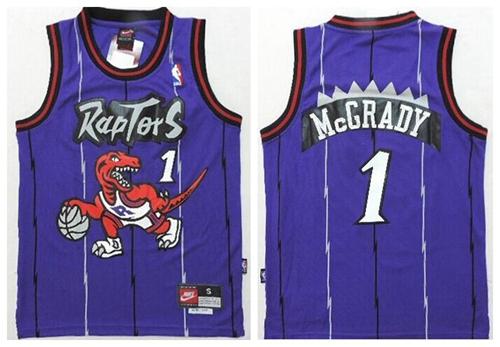 Raptors #1 Tracy Mcgrady Purple Throwback Youth Stitched NBA Jersey Raptors #1 Tracy Mcgrady Purple Throwback Youth Stitched NBA Jersey