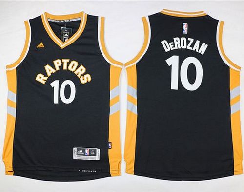 Raptors #10 DeMar DeRozan Black Youth Stitched NBA Jersey Raptors #10 DeMar DeRozan Black Youth Stitched NBA Jersey