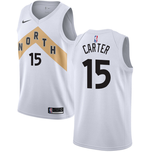 Raptors #15 Vince Carter White Basketball Swingman City Edition 2018 19 Jersey Raptors #15 Vince Carter White Basketball Swingman City Edition 2018 19 Jersey